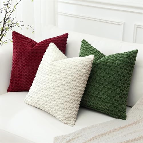 Housse de coussin velours côtelé de qualité supérieure style boho chic 50x50 - 5