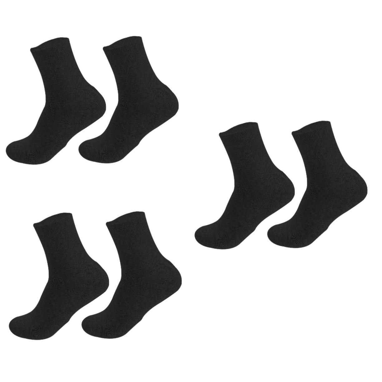 HONMEET 3sets Moisturizing Socks for Cracked Heels Booties Cotton Socks 2pcs*3