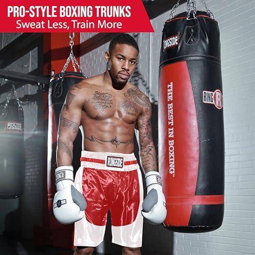 Image of Ringside Pro-Style Boxing Trunks, Satin Shorts for Men and Women, Ideal for Boxing, MMA, Muay Thai