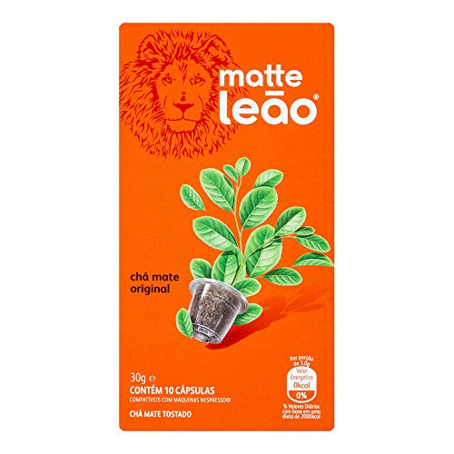 Cápsula de Chá Matte Leão Original com 10 Unidades