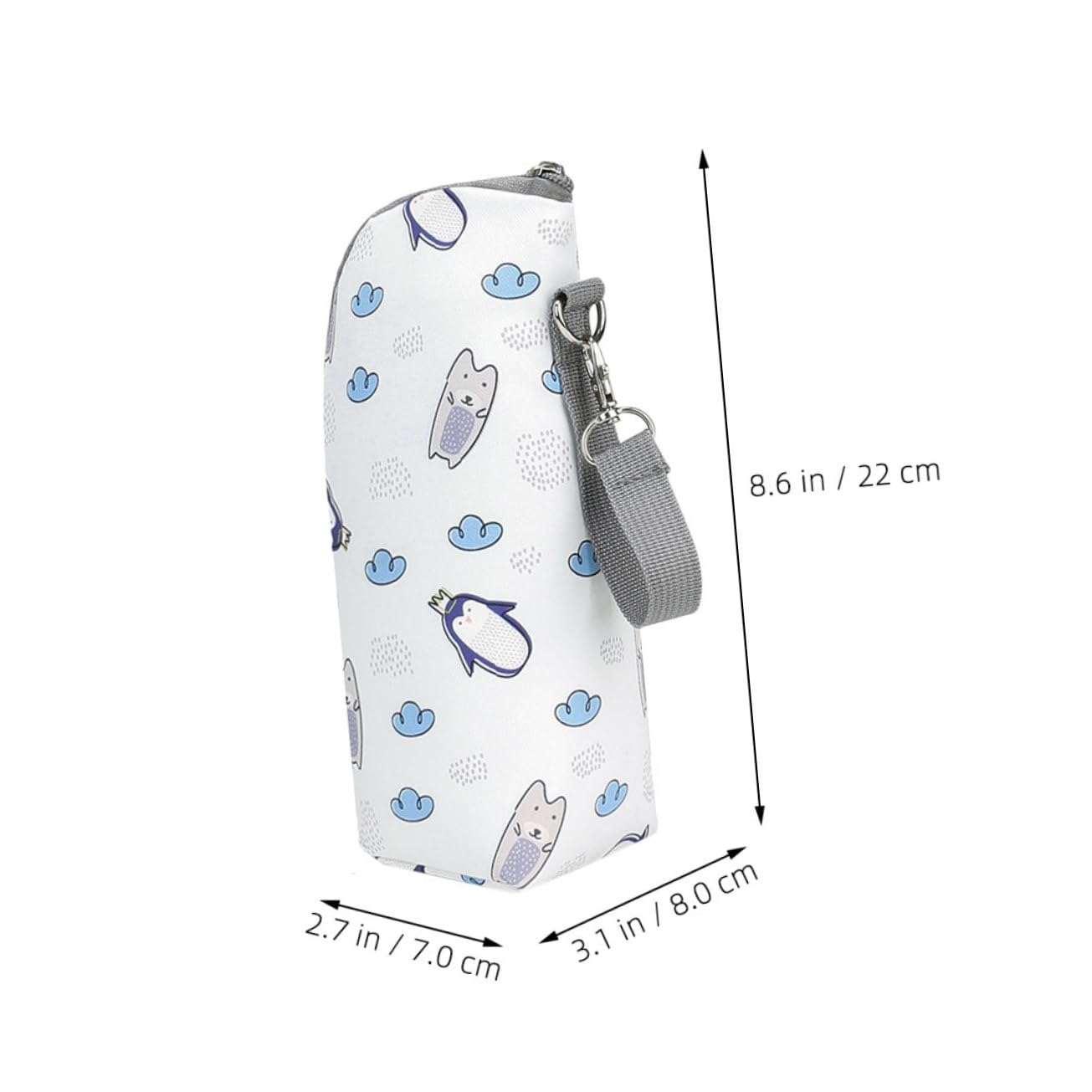 Abaodam 6piezas Bolsa Aislante para Biberones Portátil y Práctica para Almacenamiento De Comida para Bebés para y Paseos Mano De Sujeción y Aislamiento Térmico