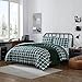 Nautica - King Duvet Cover Set, Soft Reversible Microfiber Bedding with Matching Shams, Plaid Bedding Set for All Seasons (Northsail Plaid Navy, King)