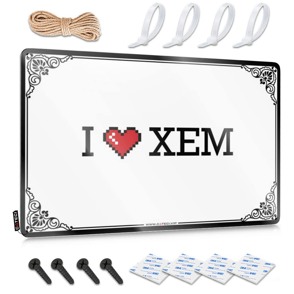 Man Cave Accessories Sweet Posters | I Love Xem Cool For Tiki Bar Living Room(30X40CM)