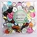Chenkou Craft Random 100pcs Small Plastic Buttons DIY Sewing Craft Accessory (Mix)