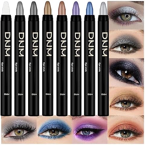 evpct 8Pcs Eyeshadow Pencil Crayon Stick Set Cover