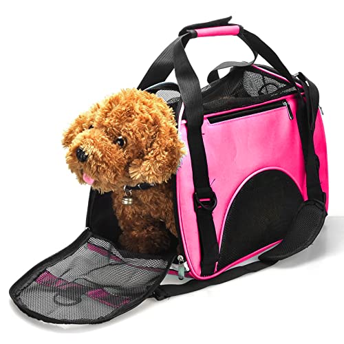 PETCUTE Hundetasche hundetragetasche Tragetasche für Katze Faltbar Transporttasche für kleine Hunde und Katzen - Image 8