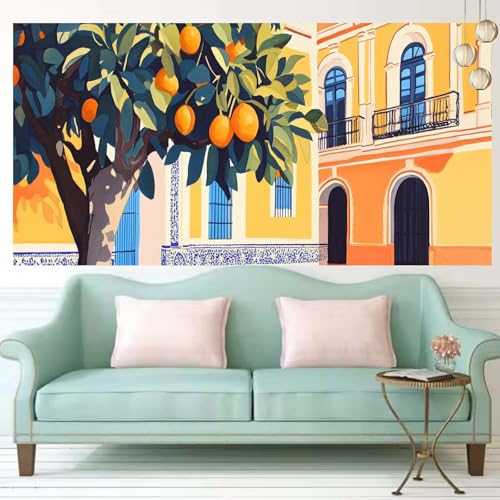 Artisanat grand format 60x150cm fruits à offrir aux passionnés