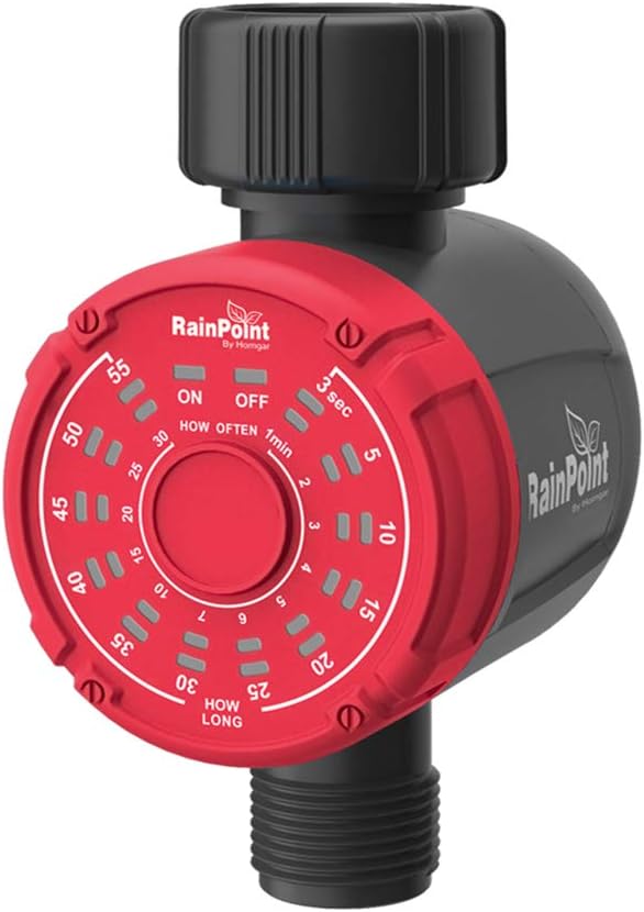 CozyCabin Automatic Sprinkler Timer, Irrigation Drip Water
