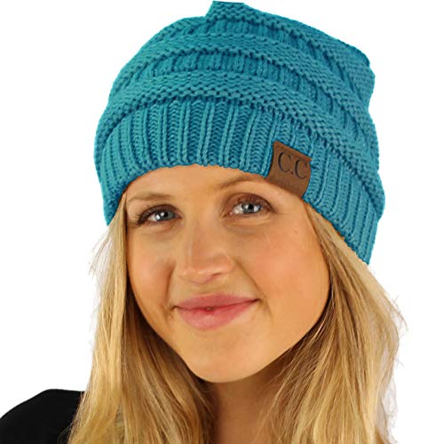 Image of Hatsandscarf CC Exclusives Solid Color Beanie Tail Hat for Adult (MB-20A)
