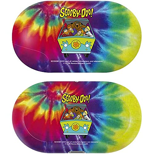 Skinit Decal Audio Skin Compatible with Samsung Galaxy Buds+ - Officially Licensed Warner Bros Scooby-Doo Tie Dye Design