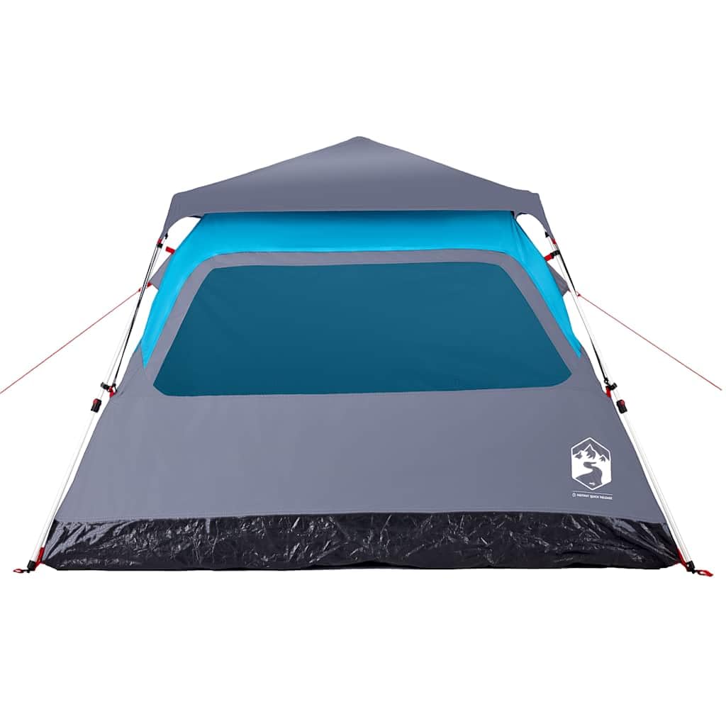 Tenda familiare a cupola per 6 persone, colore blu, Quick Release