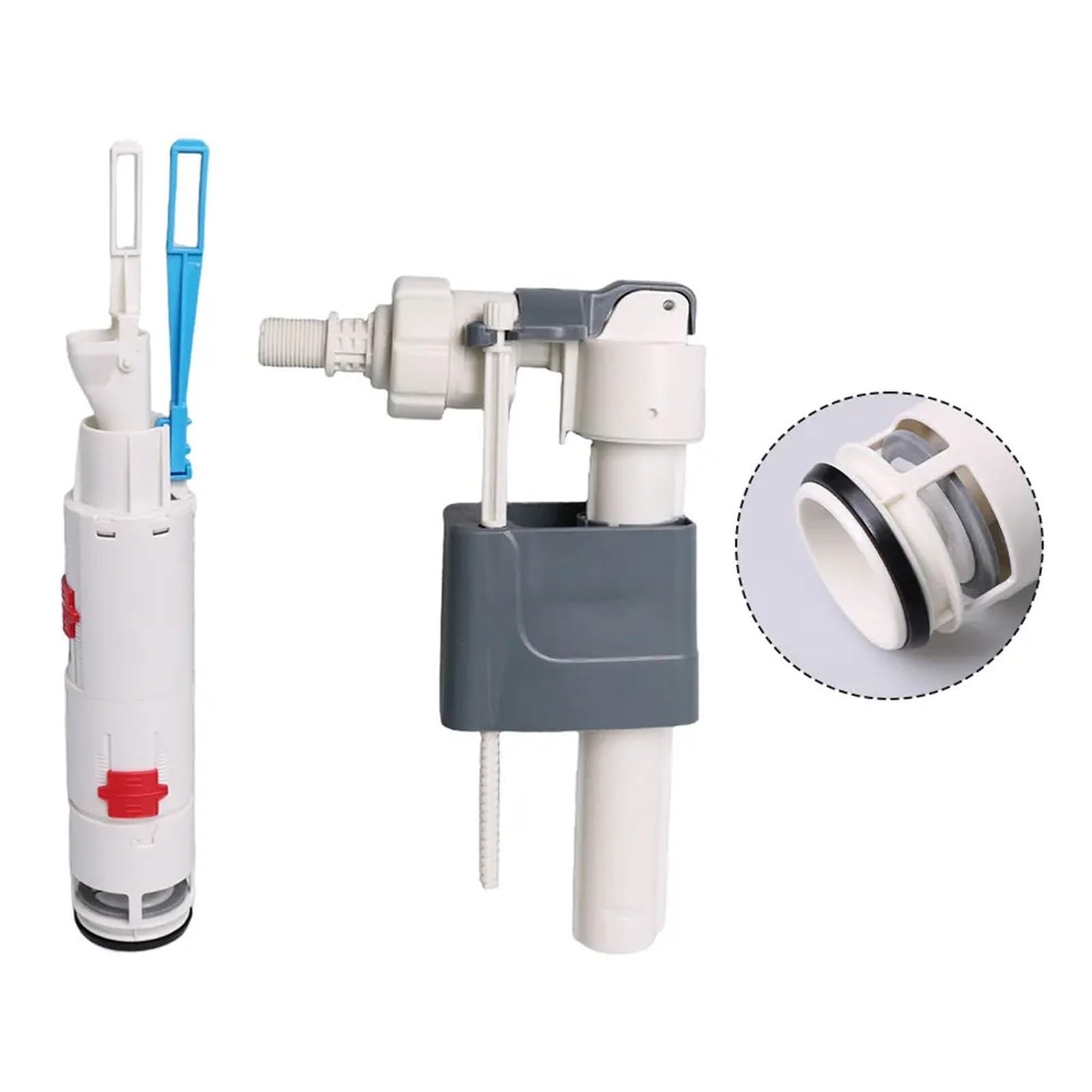 Galleggiante Cassetta Wc Kit valvola di scarico riempimento serbatoio WC | Cisterne a 3 punti WH053 WH063 WH050D