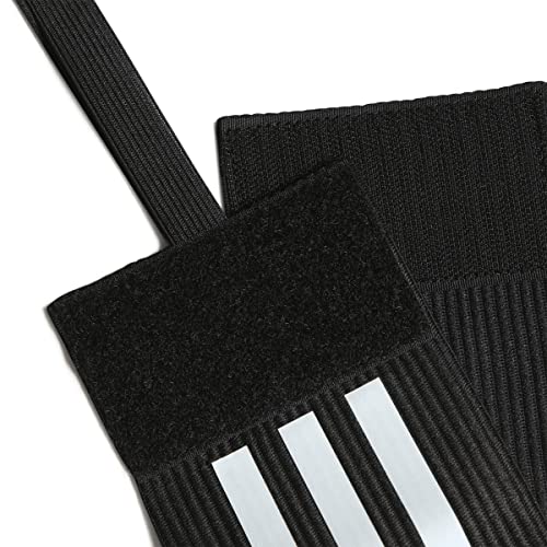 adidas Unisex TIRO LEAGUE CAPTAINS ARMBAND, Black/White, M, Black / White, Men (M/L) - Image 4