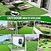 YooUmiLife All Day Anti UV and wear-Resistant Artificial Turf Carpet, Simulated Natural Color Artificial Turf Carpet, odorless one-Piece Easy to Install Lawn