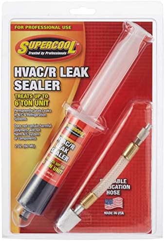 TSI Supercool 28399 HVAC Leak Stop Syringe with Application Hose, 2 fl. oz. (60 mL)