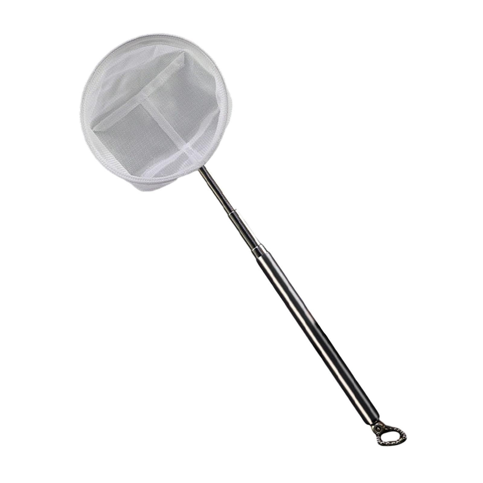 TRENDYNEST Aquarium Fish Net Sludge Food Retractable Strong Telescopic Pond Skimmer Net Circle Small | Nets | Fishing Equipment-image-22