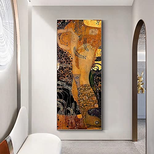 Motif villa jaune de Klimt, l'art authentique chez vous