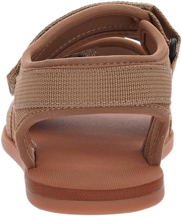 Image of WHITIN Womens Sandals Wide Width Beach Sandles Straps with Adjustable Hooks Size 8 Barefoot Hiking Walking Flat Water Shoes Minimalist Vacation Casual Zero Drop Sport Light Brown 38