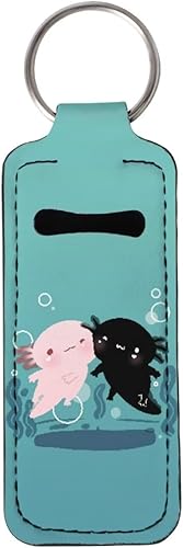 doginthehole Chapstick - Llavero con clip y funda de neopreno para bálsamo labial