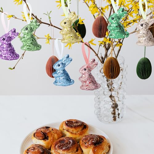 Lapins de Pâques en mousse pour sublimer votre arbre de table festif - 5
