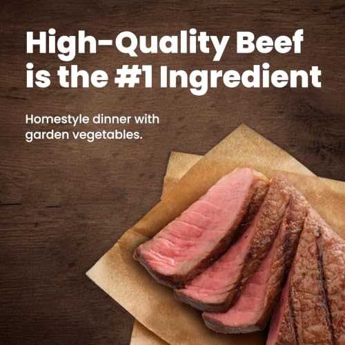 Blue Buffalo Homestyle Recipe Beef Adult Wet Dog Food, 12.5 oz, 12 ct