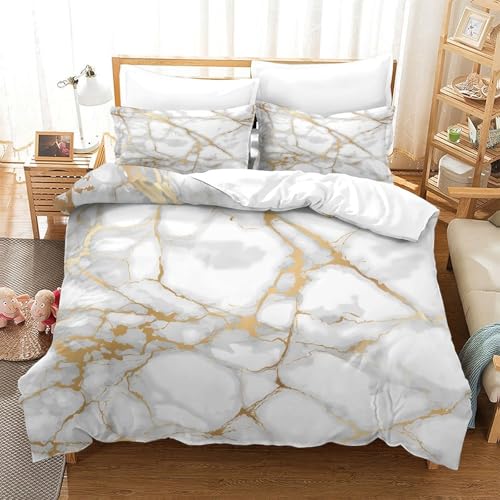 Parure de lit hypoallergique et résistante en microfibre 3D 200x200 cm