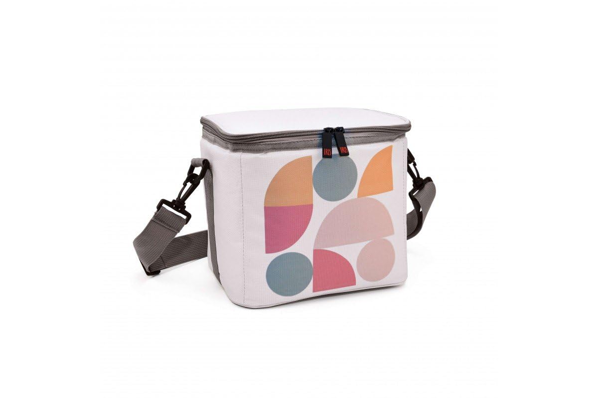 IRIS BARCELONA - Bolsa Nevera Mini California, Neverita Pequeña de Playa, Camping, Bolsa Térmica para Llevar Comida y Bebida al Trabajo, Bolsa de Almuerzo Portátil 8 L Multicolor