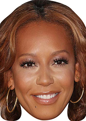 FoxyPrinting Mel B Music Celebrity Cardboard Party Face Mask Fancy Dress