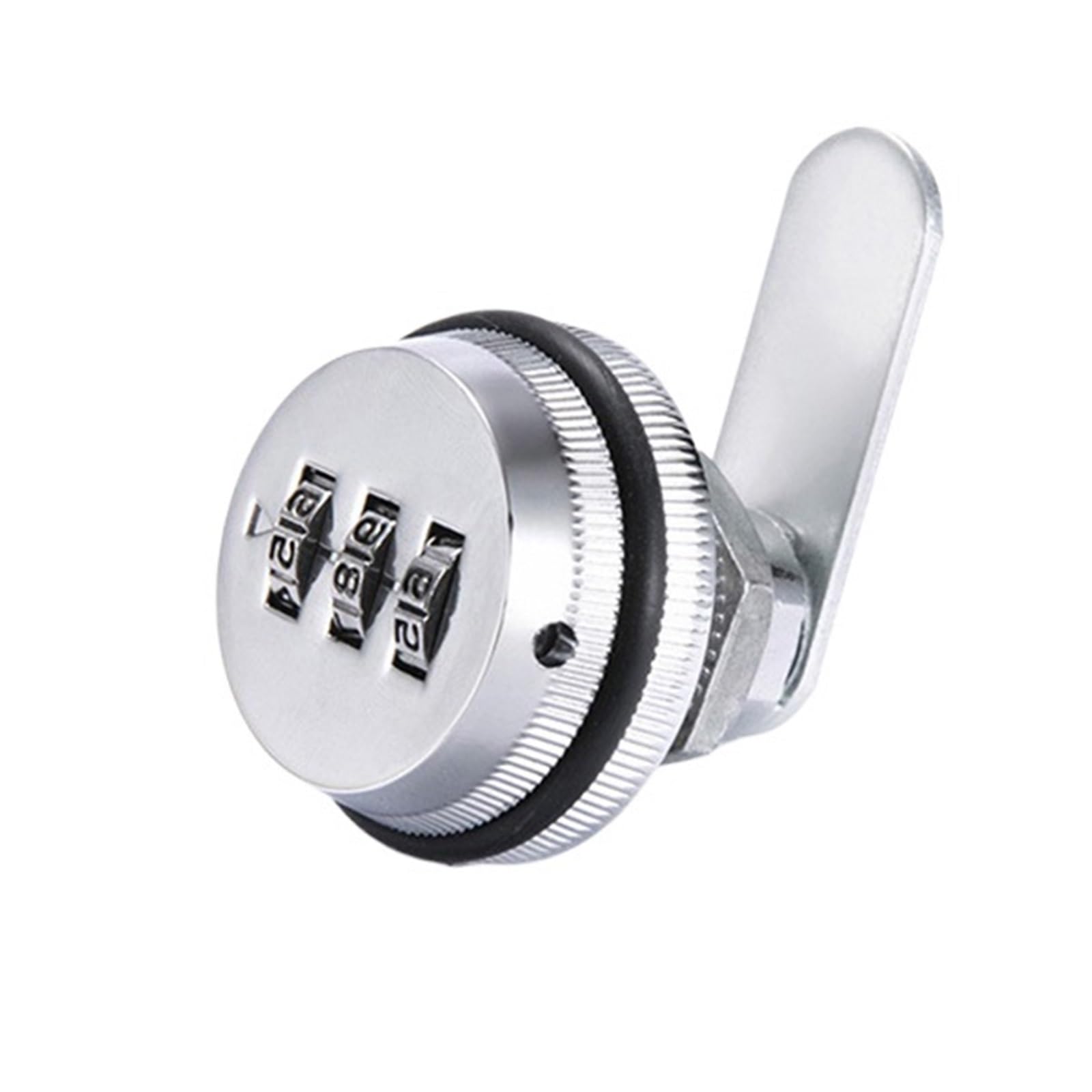 Combination Cam Lock Cabinet Password Coded Zinc Alloy Security Locks for Mailbox Deposit Box Keyless Anti-Theft for Cabinet Letterbox(30mm Silver)