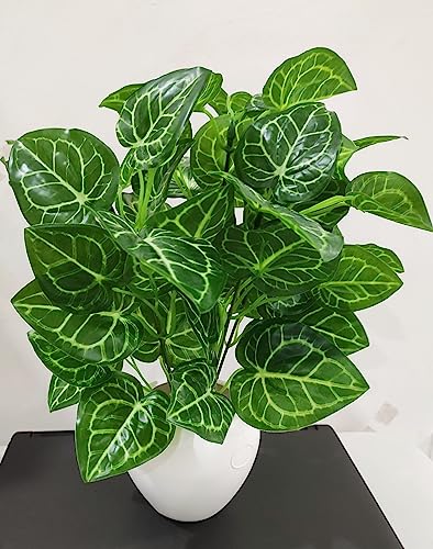 Image of Natural Looking Artificial Money Plant /Tree with Pot | Ornamental Plant for Interior Decor | Home /Shop /Office Decor (Green)
