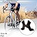 A ABSOPRO Cycling Socks Absorb Sweat Outdoor Bike Socks Black Brown Size m Neutral and Universal 1 Pair Color Matching