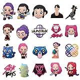 LightningStickers 20 Pcs Demon Movie Hunters Shoe Charms