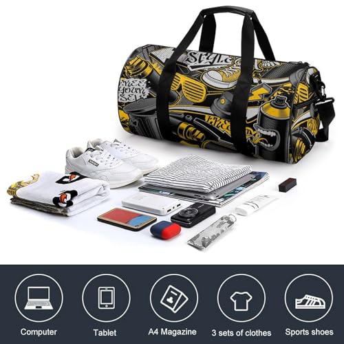 Sac de voyage 45cm avec compartiment chaussures pour séparer le linge sale - 4