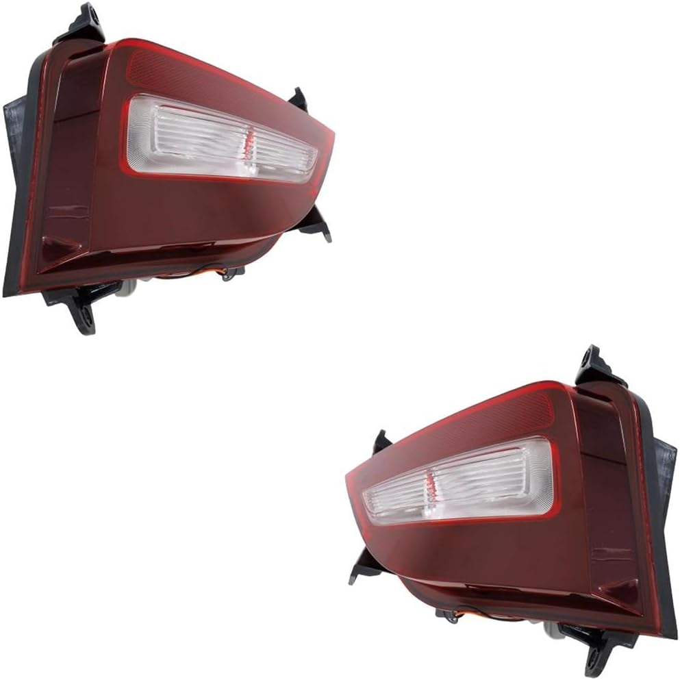 Rareelectrical Right Left Pair Back-Up Light Assembly Halogen Compatible With 2019-2020 Hyundai Santa Fe Ultimate Se Hy2882106 92405-S1000 762405-42618-1 762405-42619-8 Hy2883106 92406-S1000
