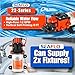 SEAFLO 22-Series Water Pump - 12V, 1.3 GPM, 100 PSI - On-Demand Water Pressure Diaphragm Pump for Marine, RV, Agriculture, and Off-Grid Applications
