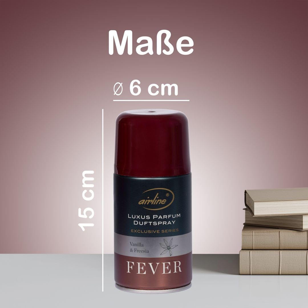 Laro Premium Airline Fever Raumduftspray Vorteilspaket 6/12/24/48/96 St Nachfüller für automatische Duftspender 250ml, Anzahl:24, Duft:Fever