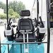 DigMaster 2.5 Ton Mini Excavator, 17 HP KubotaDiesel Engine, Hydraulic Thumb, Compact Design for Construction & Landscaping (Blue)