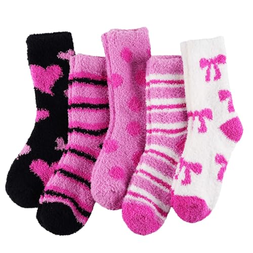 Image of Fuzzy Socks for Women Fluffy Cozy Slipper Socks Fall Halloween Socks Gifts