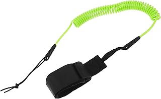 STOBAZA Paddleboard Sicherheitsleine Spiralförmig Knöchelline Verstellbar aus Abriebfestem Material Sup und Kajak Zubehör für Stand Up Paddling Blau