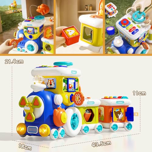 Image of Montessori Busy Board Toys for 1 2 3 Year Old Boy, 1 Year Old Boy Gifts | Educational Learning Toddler Toys Birthday Gift for 1-2 Boy and Girl