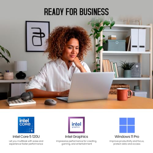 Image of 2026 16 Touchscreen Laptop Computer, 16 inch FHD+ Touch Screen Business Laptop, Windows 11 Pro, Intel Core 5 (10-Cores, Beat i7-1355U), 16GB DDR5 512GB SSD, Backlit 10-Key, Wi-Fi 6E, Copilot Key