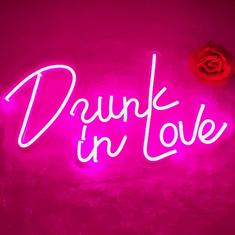 LED Neon Sign Night Light for Wall Party Décor Bedroom Room Bar Wedding Home Birthday Art Decoration Christmas with USB Chain Light modulator 6v — view 43