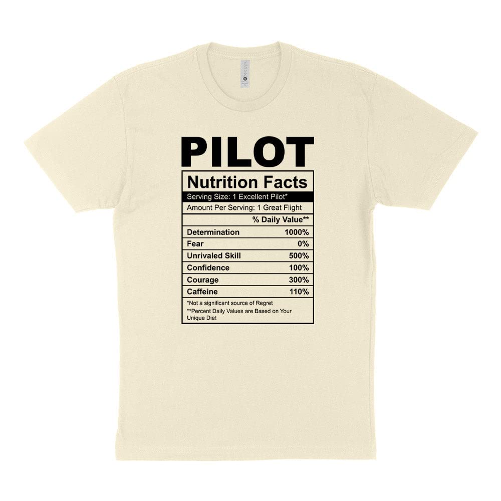 Pilot Nutrition Facts Shirt Unisex