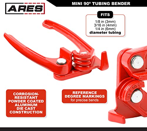 Image of ARES 10029 Mini 90-Degree Tubing Bender - 1 /8, 3 /16, 1 /4-In - Compact