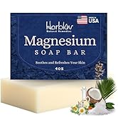 Dead Sea Magnesium Soap Bar – Deep Cleansing, Moisturizing Body Soap for Dry Itchy and All Skin T...