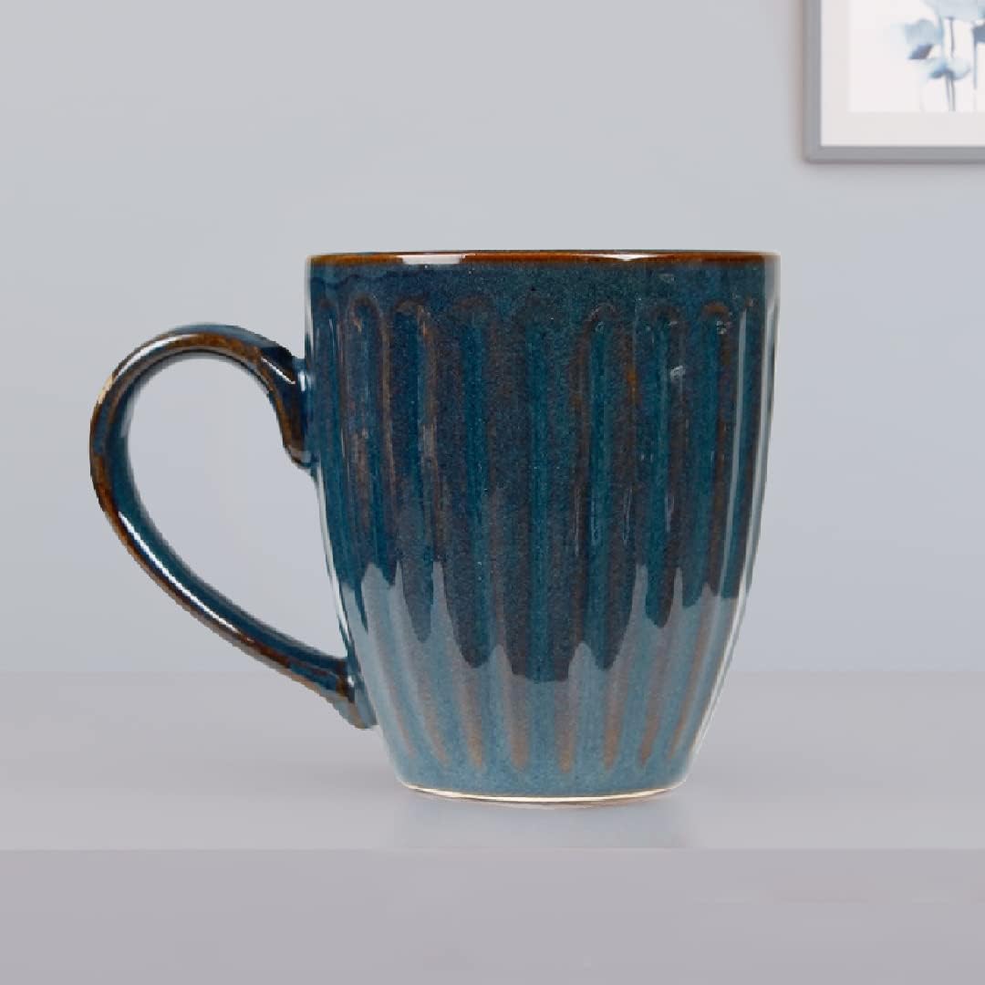 The Earth Store Glam Studio Ceramic Mugs to Gift to Best Friend, Tea Mugs, Microwave Safe Coffee Mugs, Ceramic Tea Cups