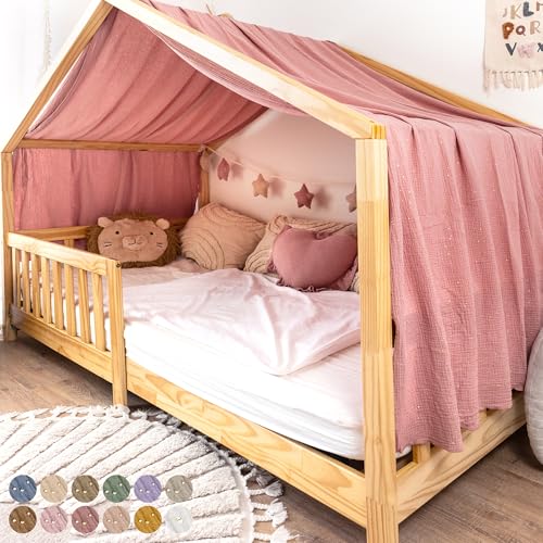 lilimaus Hausbett Himmel mit Gold Applikation [in 12 Farben] Betthimmel...