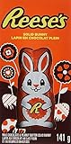 REESE'S Foil Wrapped Solid Bunny, Easter Peanut Butter Chocolate, Good for Easter Hunts, 141g