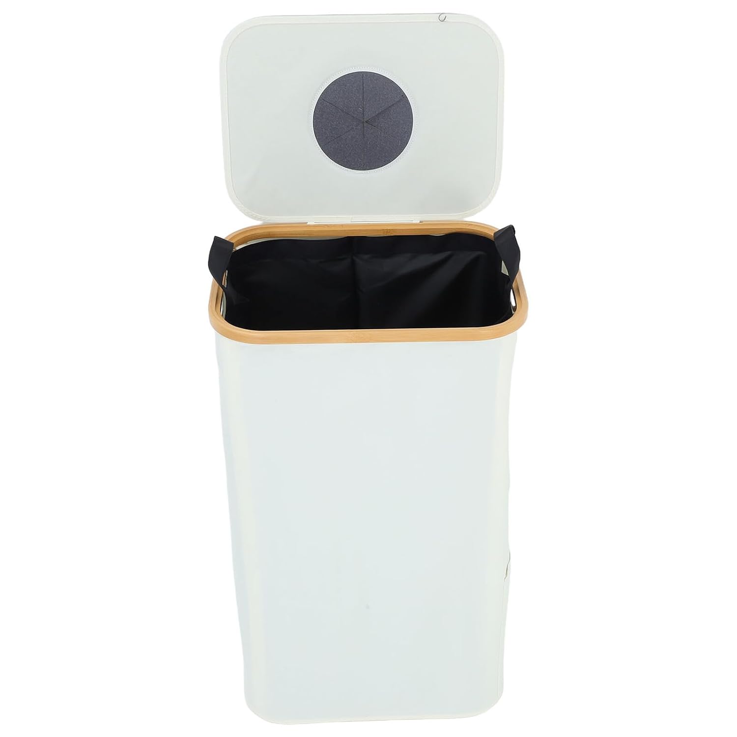 SUPVOX Foldable Recycling Bin with Lid and Detachable Inner Bag, 105l Bottle and Can Storage Basket for Indoor and Outdoor Recycling, Portable Kitchen Trash Organizer