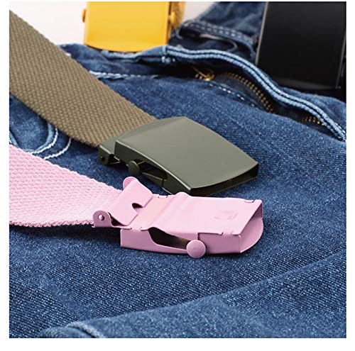 Andongnywell Men's Women's Nylon Belts Adjustable Web Military Tactical Belt with Automatic Slide Buckle3